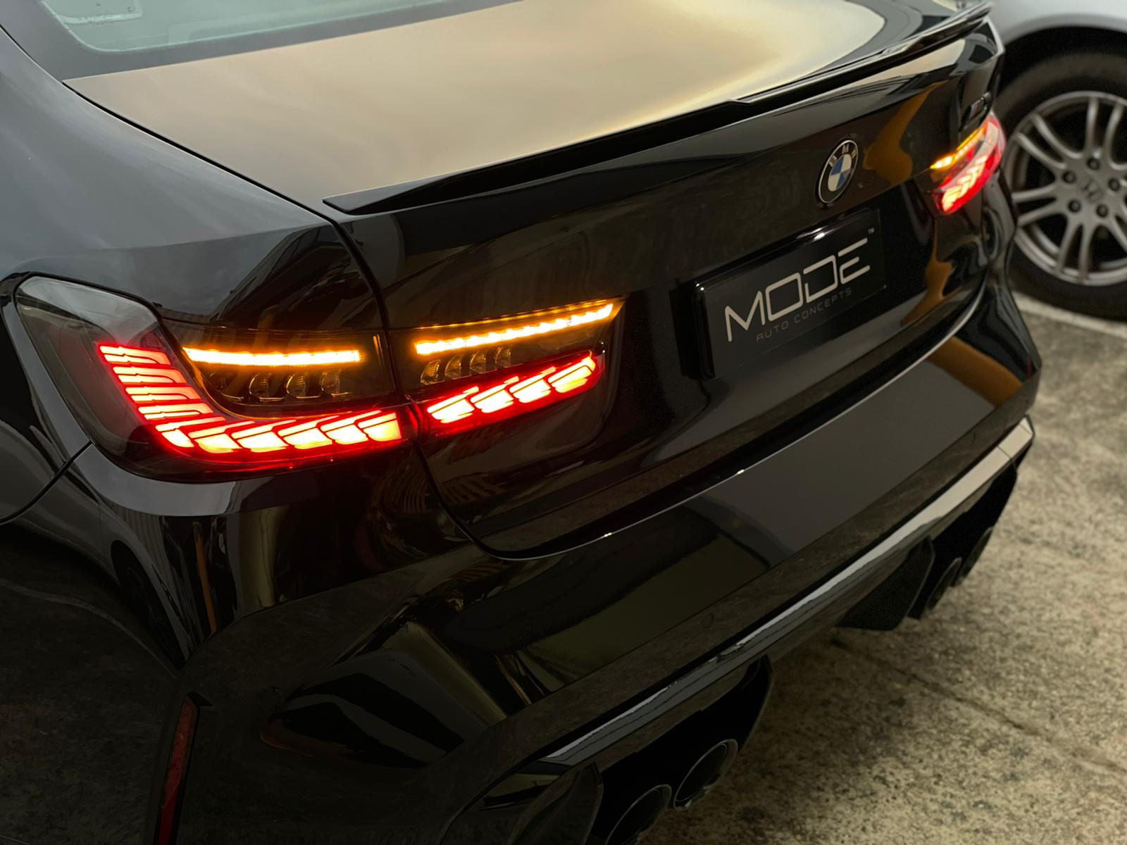 Luminosa GTS / CS Style OLED V2.0 Sequential Tail Light Blackline suit BMW M3 G80 & 3 Series G20 320i 330i M340i - MODE Auto Concepts