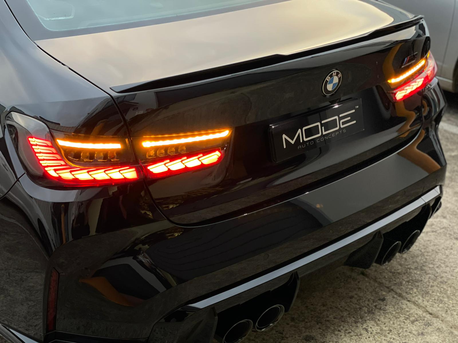 Luminosa GTS / CS Style OLED V2.0 Sequential Tail Light Blackline suit BMW M3 G80 & 3 Series G20 320i 330i M340i - MODE Auto Concepts