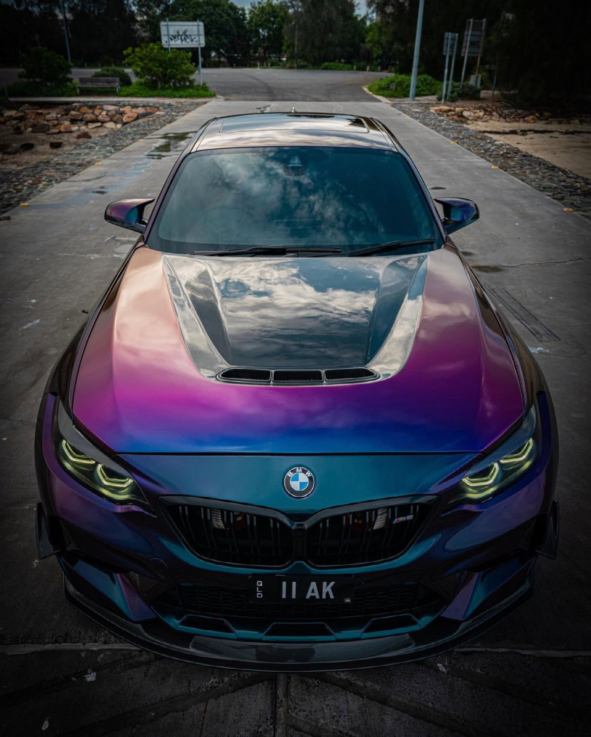 MODE Design Ltd. Edition M2 CS Style Vented Aluminium Hood Bonnet suit BMW M2 (F87) - MODE Auto Concepts