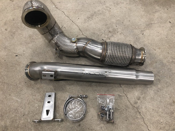 MODE Design Performance Decatted/Catless 3.5 " Downpipe V2.0 suits VW Golf MK7 / MK7.5 GTI - MODE Auto Concepts