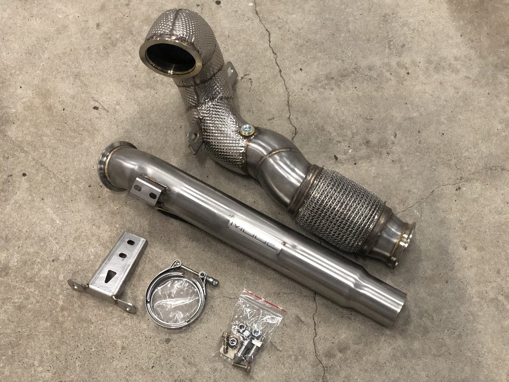 MODE Design Performance Decatted/Catless 3.5 " Downpipe V2.0 suits VW Golf MK7 / MK7.5 GTI - MODE Auto Concepts