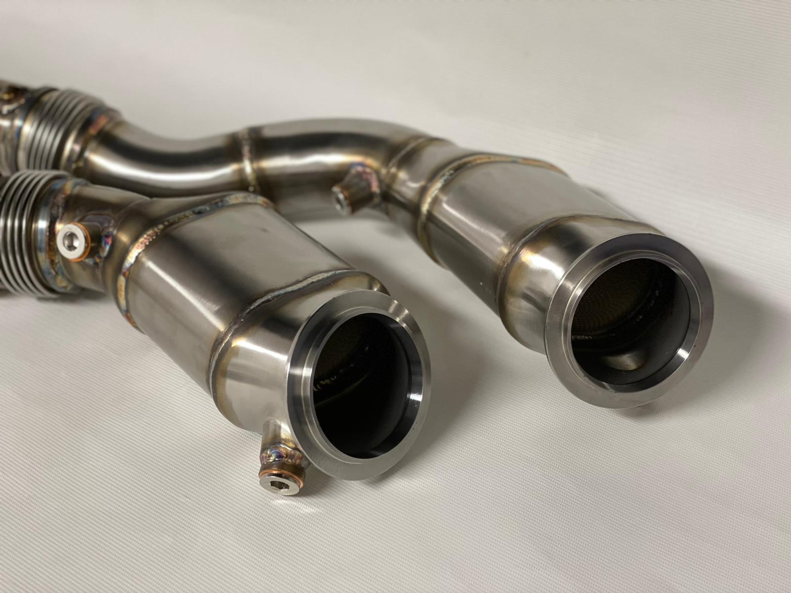 MODE Design 200cpsi Catted Downpipe S55 BMW M3 F80 M4 F82 M2 Competition F87 - MODE Auto Concepts