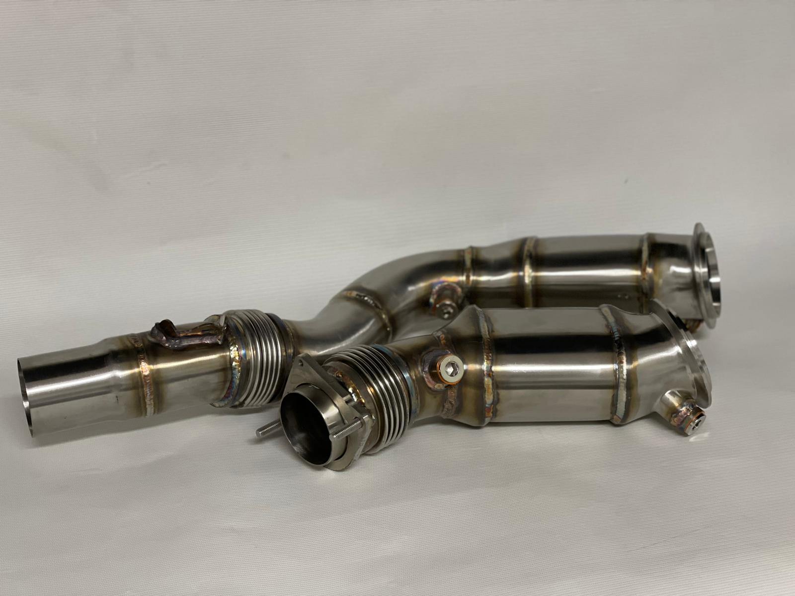 MODE Design 200cpsi Catted Downpipe S55 BMW M3 F80 M4 F82 M2 Competition F87 - MODE Auto Concepts