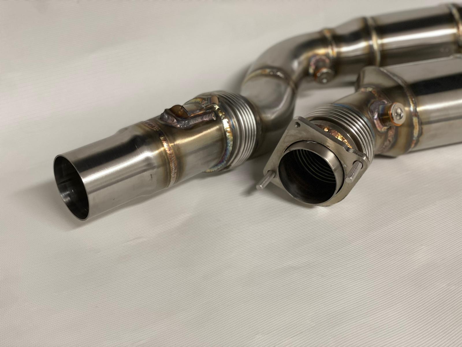 MODE Design 200cpsi Catted Downpipe S55 BMW M3 F80 M4 F82 M2 Competition F87 - MODE Auto Concepts