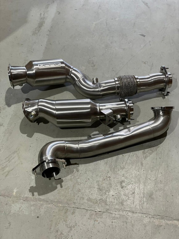 MODE Design 200cpsi Catted Downpipe S58 BMW M3 G80 M4 G82 (inc. OPF) - MODE Auto Concepts