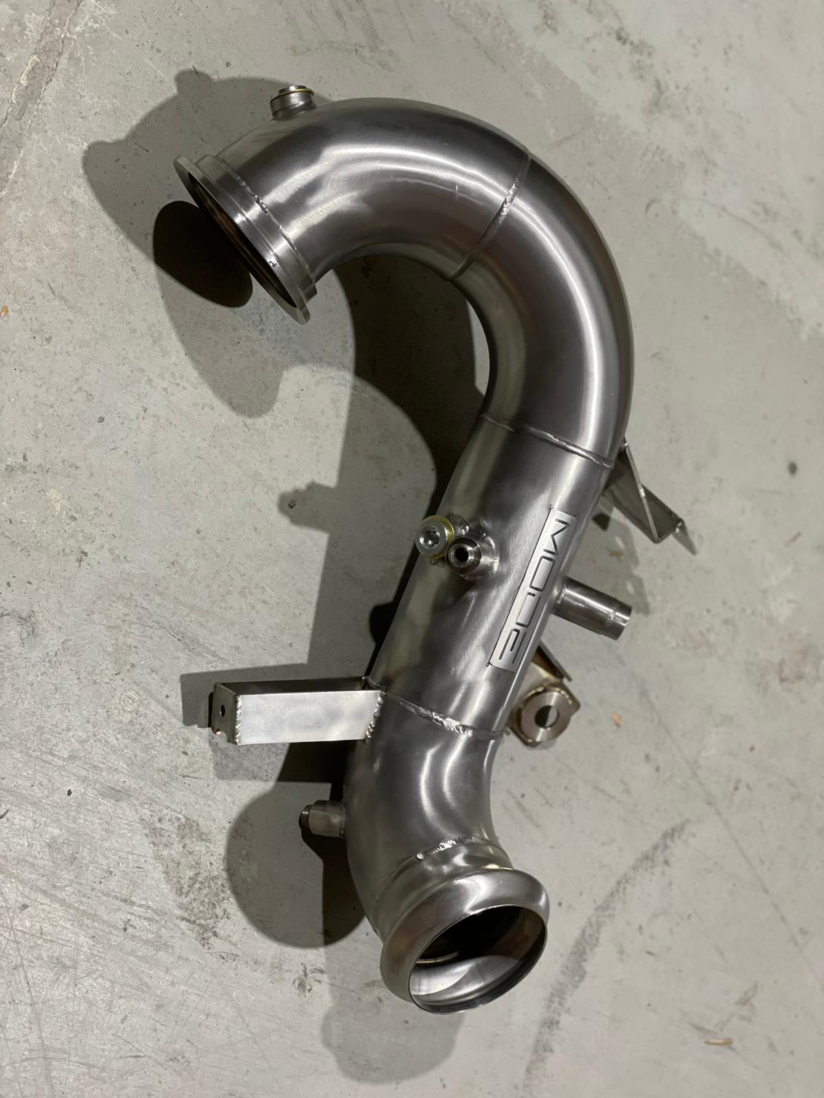 MODE Design Decatted 3.5" Downpipe Mercedes Benz A45 / A45s W177 CLA45s C118 AMG - MODE Auto Concepts