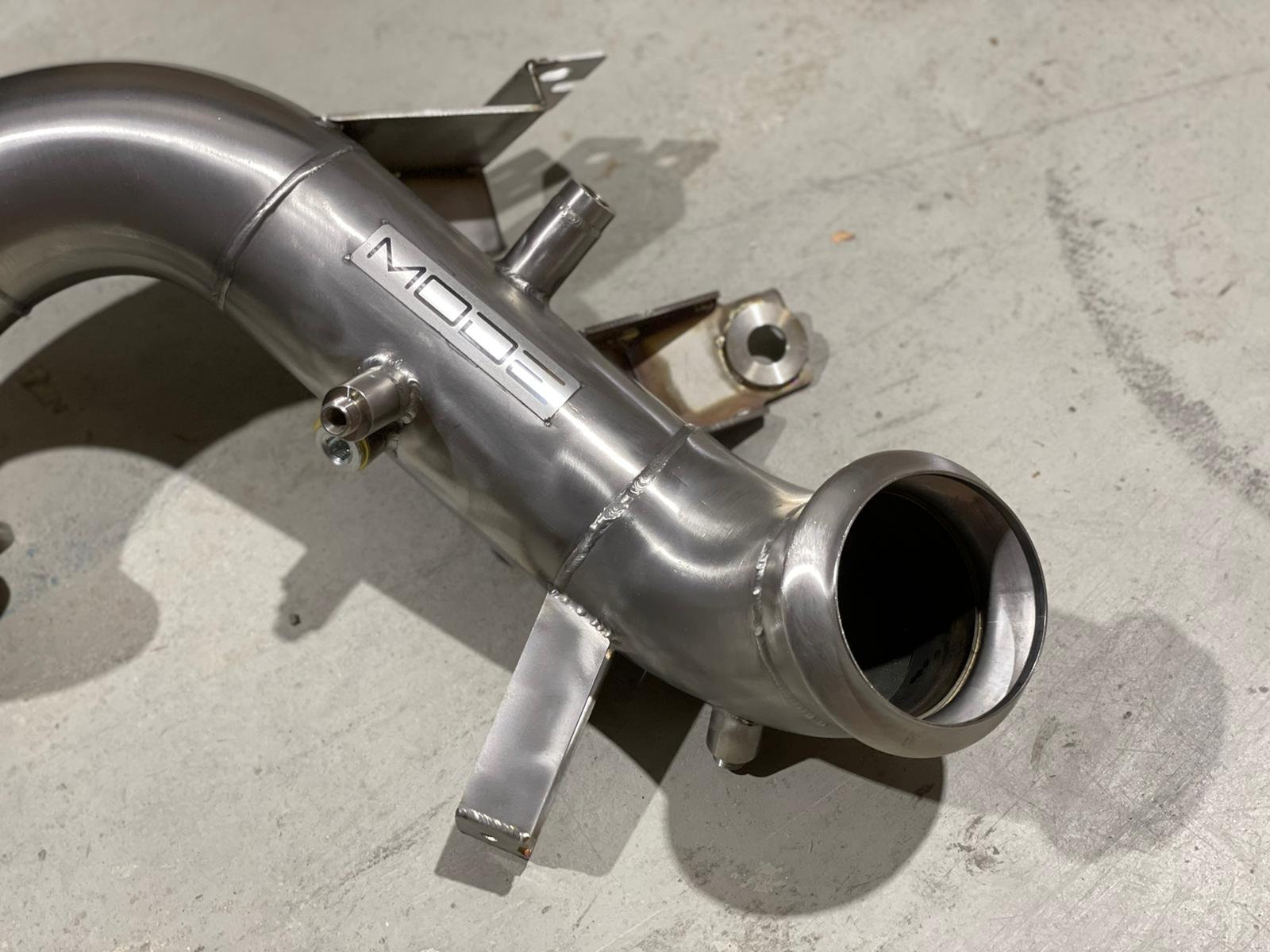 MODE Design Decatted 3.5" Downpipe Mercedes Benz A45 / A45s W177 CLA45s C118 AMG - MODE Auto Concepts