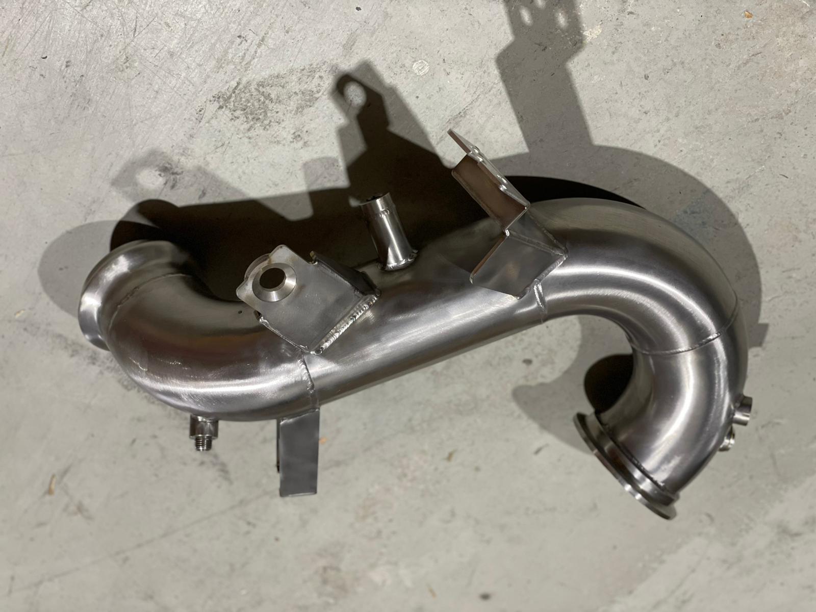 MODE Design Decatted 3.5" Downpipe Mercedes Benz A45 / A45s W177 CLA45s C118 AMG - MODE Auto Concepts