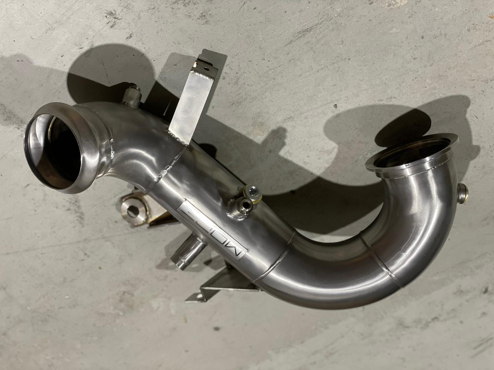 MODE Design Decatted 3.5" Downpipe Mercedes Benz A45 / A45s W177 CLA45s C118 AMG - MODE Auto Concepts