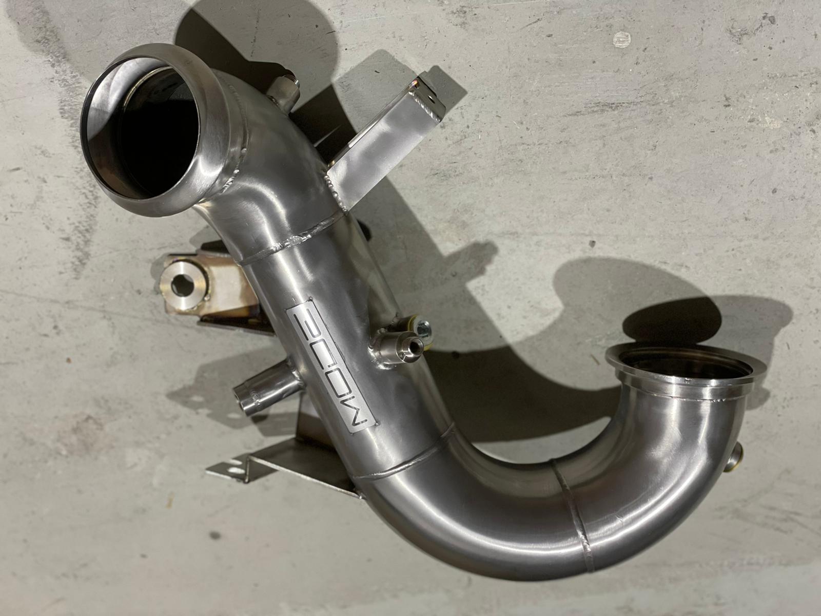 MODE Design Decatted 3.5" Downpipe Mercedes Benz A45 / A45s W177 CLA45s C118 AMG - MODE Auto Concepts