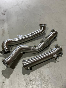 MODE Design Decatted Downpipe S58 BMW M3 G80 M4 G82 (inc. OPF) - MODE Auto Concepts