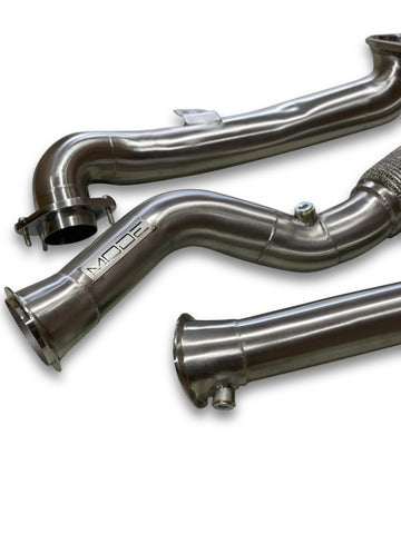 MODE Design Decatted Downpipe S58 BMW M3 G80 M4 G82 (inc. OPF) - MODE Auto Concepts