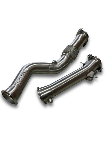MODE Design Decatted Downpipe S58 BMW M3 G80 M4 G82 (inc. OPF) - MODE Auto Concepts