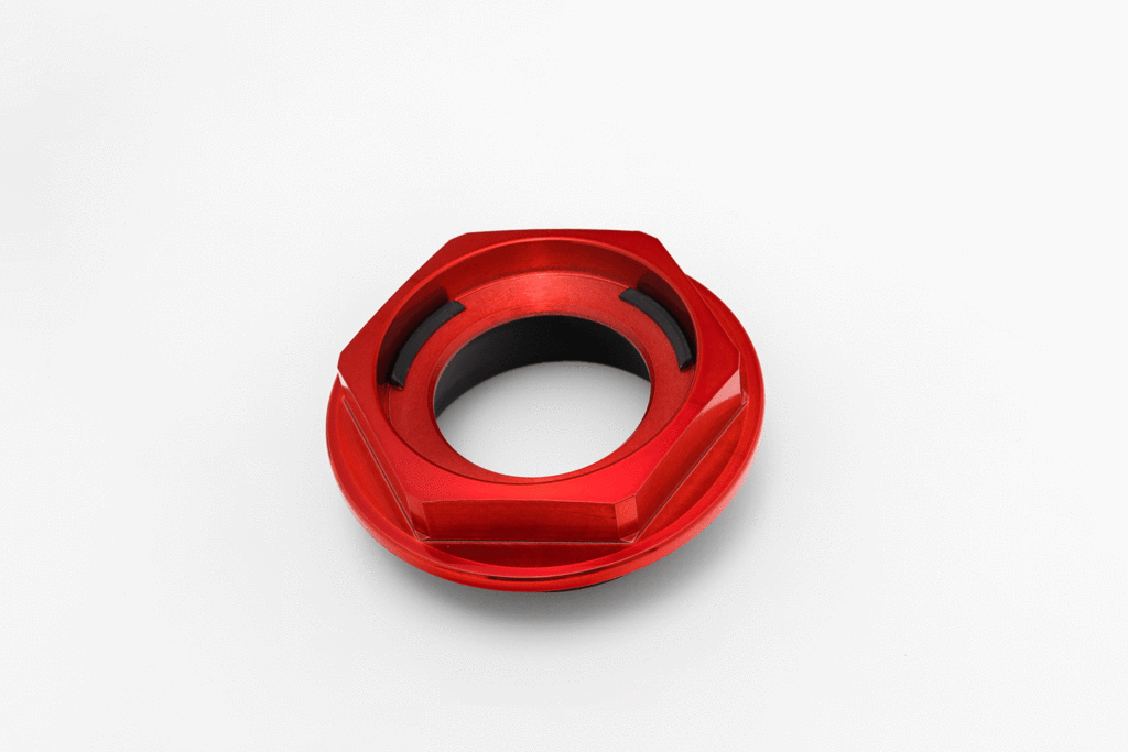 Rotiform Billet Hex Nut Red suit LAS-R, BUC-M, LSR, SIX & RSE - MODE Auto Concepts