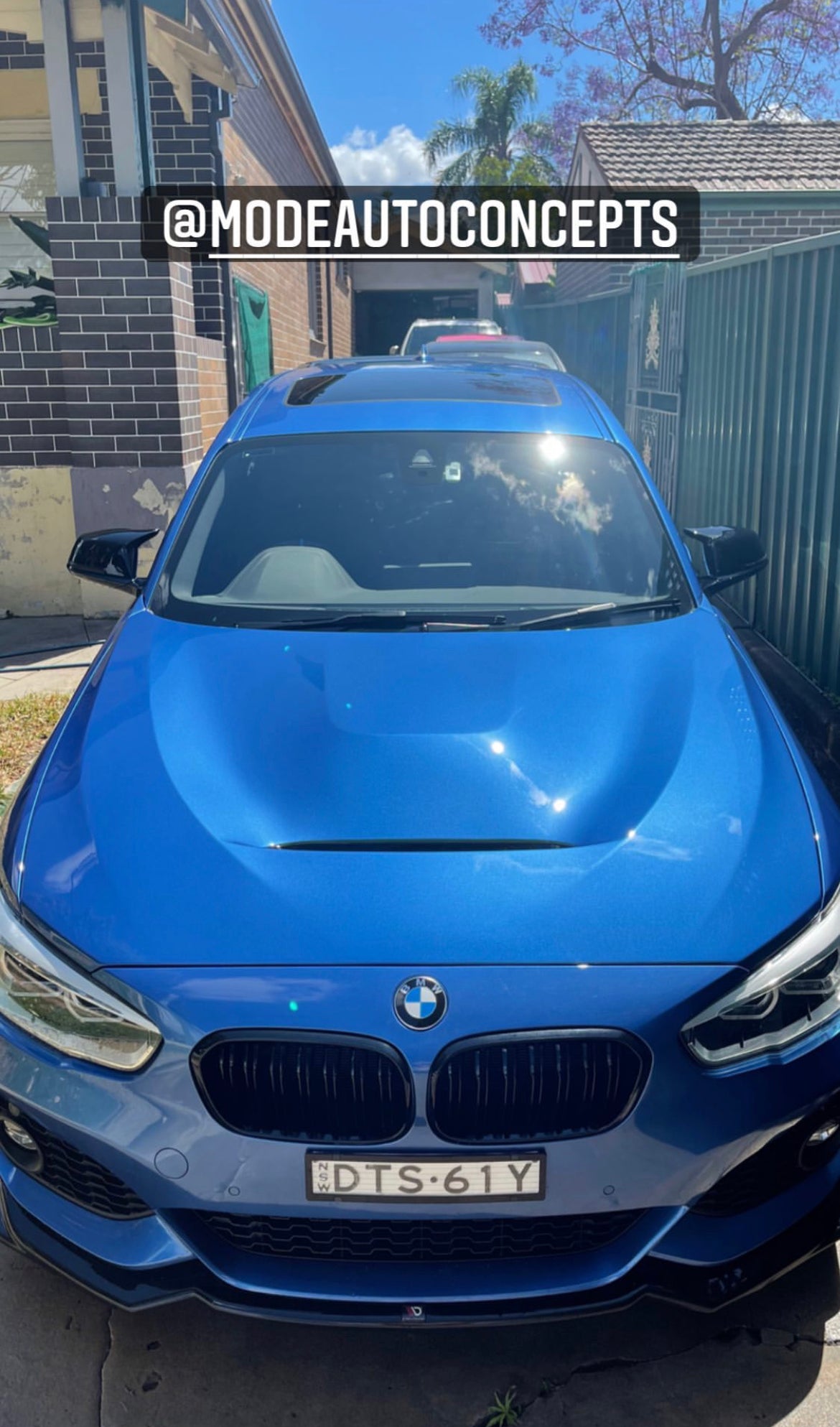 MODE Design GTS Style Vented Aluminium Hood Bonnet suit BMW M135i M140i F20 M235i M240i F22 - MODE Auto Concepts