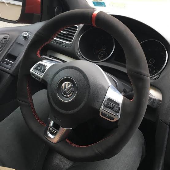 MODE DSG Paddles Custom Suede Steering Wheel Cover for VW Golf MK7 & MK7.5 - MODE Auto Concepts