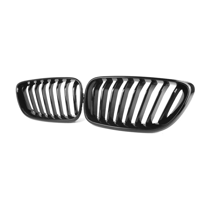 Exon Gloss Black Single Slat Grille for BMW 2-Series inc. M235i M240i F22/F23 - MODE Auto Concepts