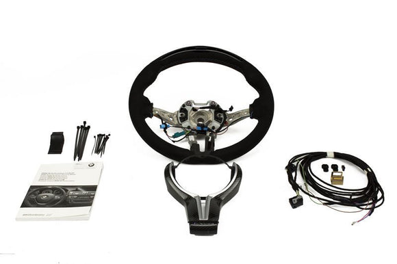 Genuine BMW M Performance LED Race Display Steering Wheel w. Carbon Trim suit M2 & M2 Competition (F87) - MODE Auto Concepts