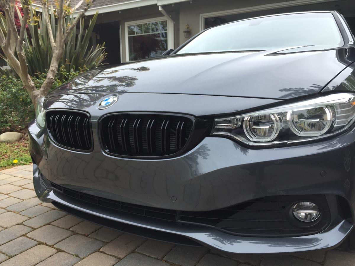 Exon Gloss Black M3/M4 Style Twin Slat Grille suit BMW 3-Series F30 & 4-Series F32 - MODE Auto Concepts