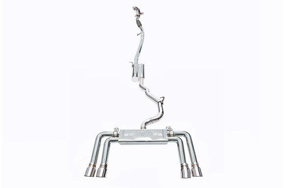 iPE - Valvetronic Exhaust System w/ Wired Remote & Black Chrome Tips suit Audi S3 8V (2013-Current) - MODE Auto Concepts