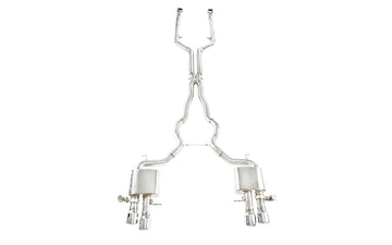 iPE - Valvetronic Exhaust System w/ Wired Remote & Ti Blue Tips suit BMW M5 F10 (2012-2016) - MODE Auto Concepts