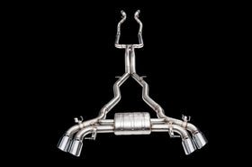 iPE - Valvetronic Exhaust System w/ OBD Remote & Ti Blue Tips suit BMW M5 F90 (2018-Current) - MODE Auto Concepts