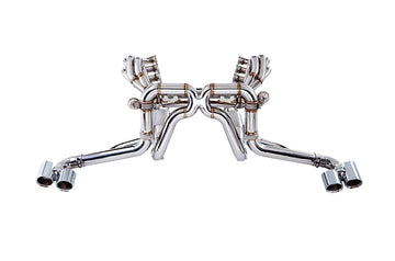 iPE - Valvetronic Muffler w/ Ti Blue Tips suit Ferrari 430 (2004-2009) - MODE Auto Concepts