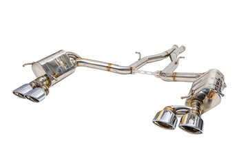 iPE - Valvetronic Exhaust System w/ Wired Remote & Chrome Tips suit Mercedes Benz C63 (W204) (2007-2014) - MODE Auto Concepts