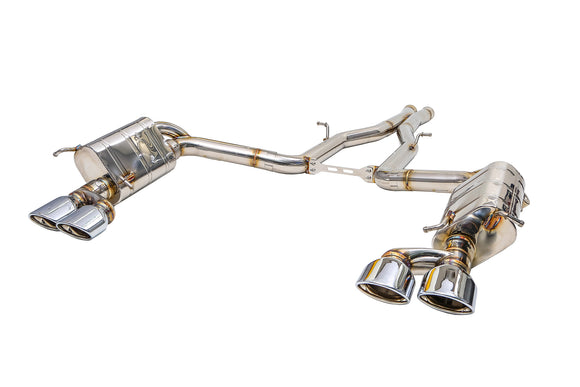 iPE - Valvetronic Exhaust System w/ Wired Remote & Chrome Tips suit Mercedes Benz C63 (W204) (2007-2014) - MODE Auto Concepts
