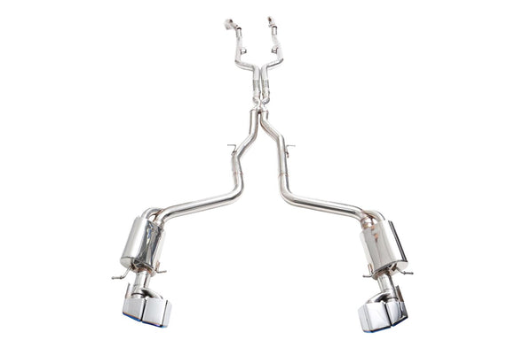 iPE - Valvetronic Exhaust System w/ OBD Remote & Ti Blue Tips suit Mercedes Benz CLS63 (C218/X218) (2011-2017) - MODE Auto Concepts