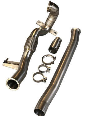 MODE Design Performance Catted 3.5 " Downpipe V2.0 w/ 200cpsi Sport Cat suits VW Golf MK7 / MK7.5 R & Audi S3 (8V) - MODE Auto Concepts