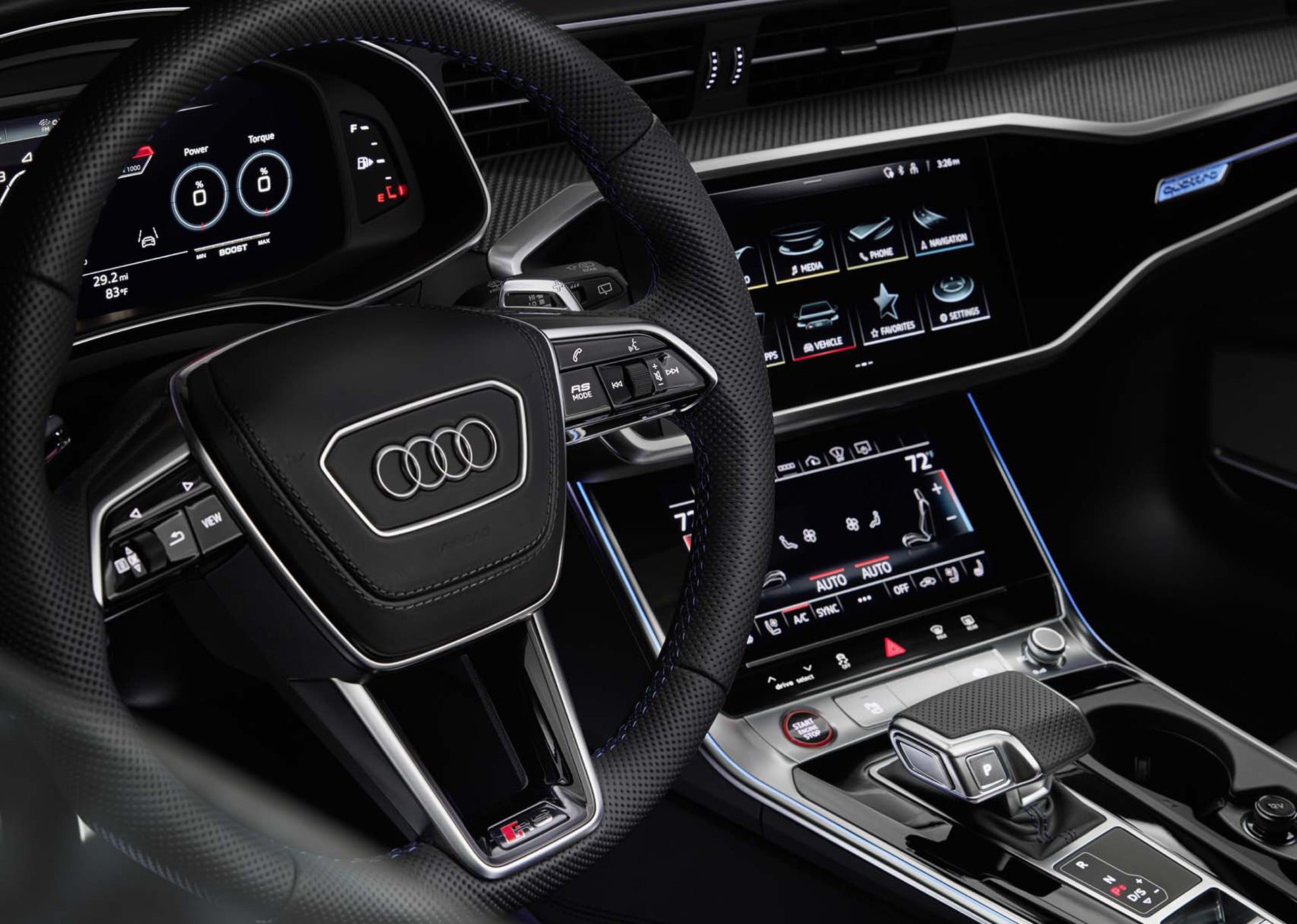 MODE DSG Paddles Carbon Fiber Paddle Shifters suit Audi R8 & RS Models RS3/RS4/RS5/RS6/RS7/RSQ8/R8/TTRS (Type-R3) *2021+* - MODE Auto Concepts