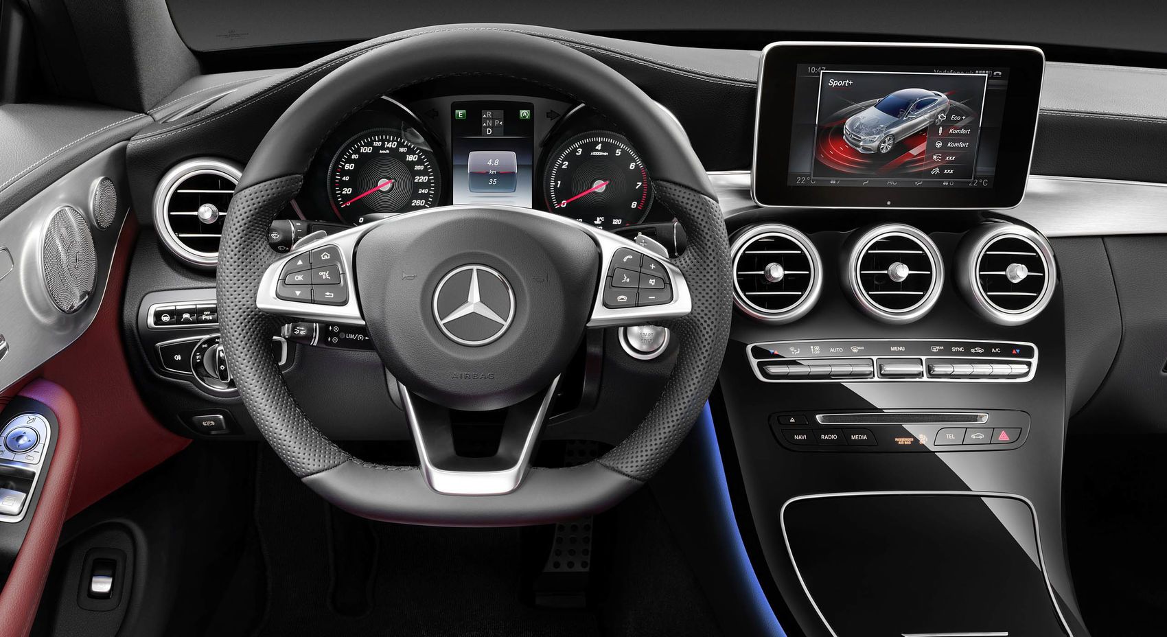 MODE DSG Paddles Carbon Fiber Paddle Shifters suit Mercedes Benz (TYPE-D) *2015-2020 Non-AMG* - MODE Auto Concepts