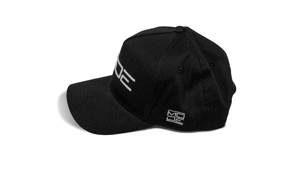 MODE Ltd. Edition 1/100 A-Frame Snapback Black w. White Logo - MODE Auto Concepts