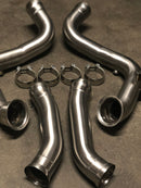 MODE Design Performance Catted Downpipes V2.0 (3.5") w/200cpsi Sport Cat suits Mercedes Benz C63s W205 AMG Sedan, Coupe & Wagon - MODE Auto Concepts