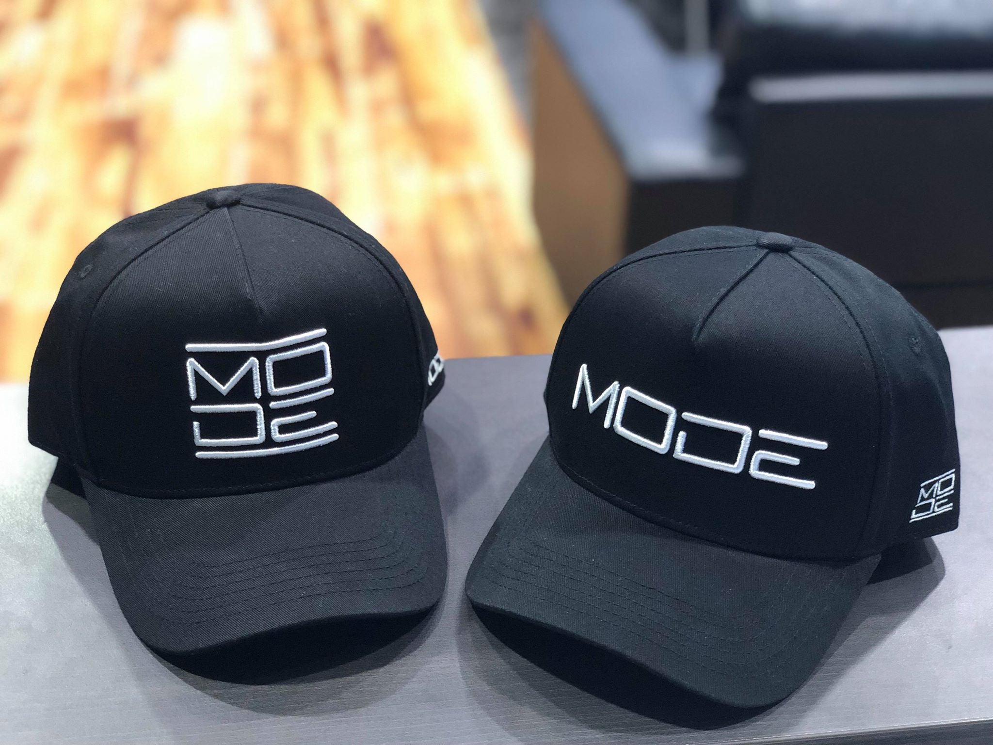 MODE Ltd. Edition 1/100 A-Frame Snapback Black w. White Logo - MODE Auto Concepts