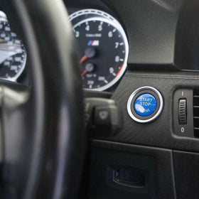 MODE BLUE STOP/START Button suits BMW E-Series 1/3/5/6 Series (E82/E87/E88/E90/E92/E60/E63) X1/X3/X5/X6 (E83/E84/E70/E71) Z4 (E89) - MODE Auto Concepts