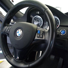 MODE BLUE M Steering Wheel Button suits BMW 1M (E82) M3 (E90/E92) X5M (E70) X6M (E71) - MODE Auto Concepts