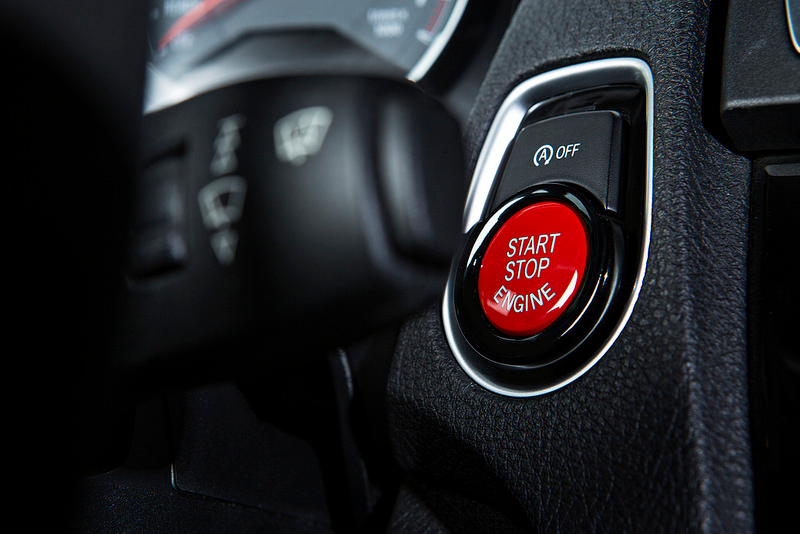 MODE Red Stop/Start Button suits BMW M2 (F87) M3/M4 (F80/F82) M5 (F10) M6 (F06/F12/F13) X5M (F85) X6M (F86) - MODE Auto Concepts