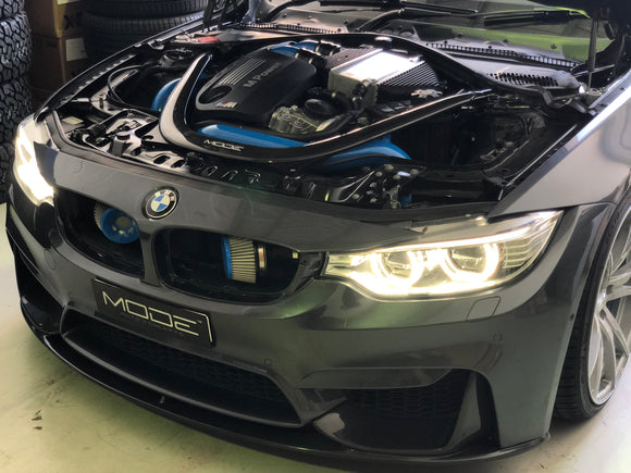 MODE Air+ Performance Front Mounted Intake & Charge Pipe Kit BMW M3/M4 (F80/F82/F83) S55 - MODE Auto Concepts