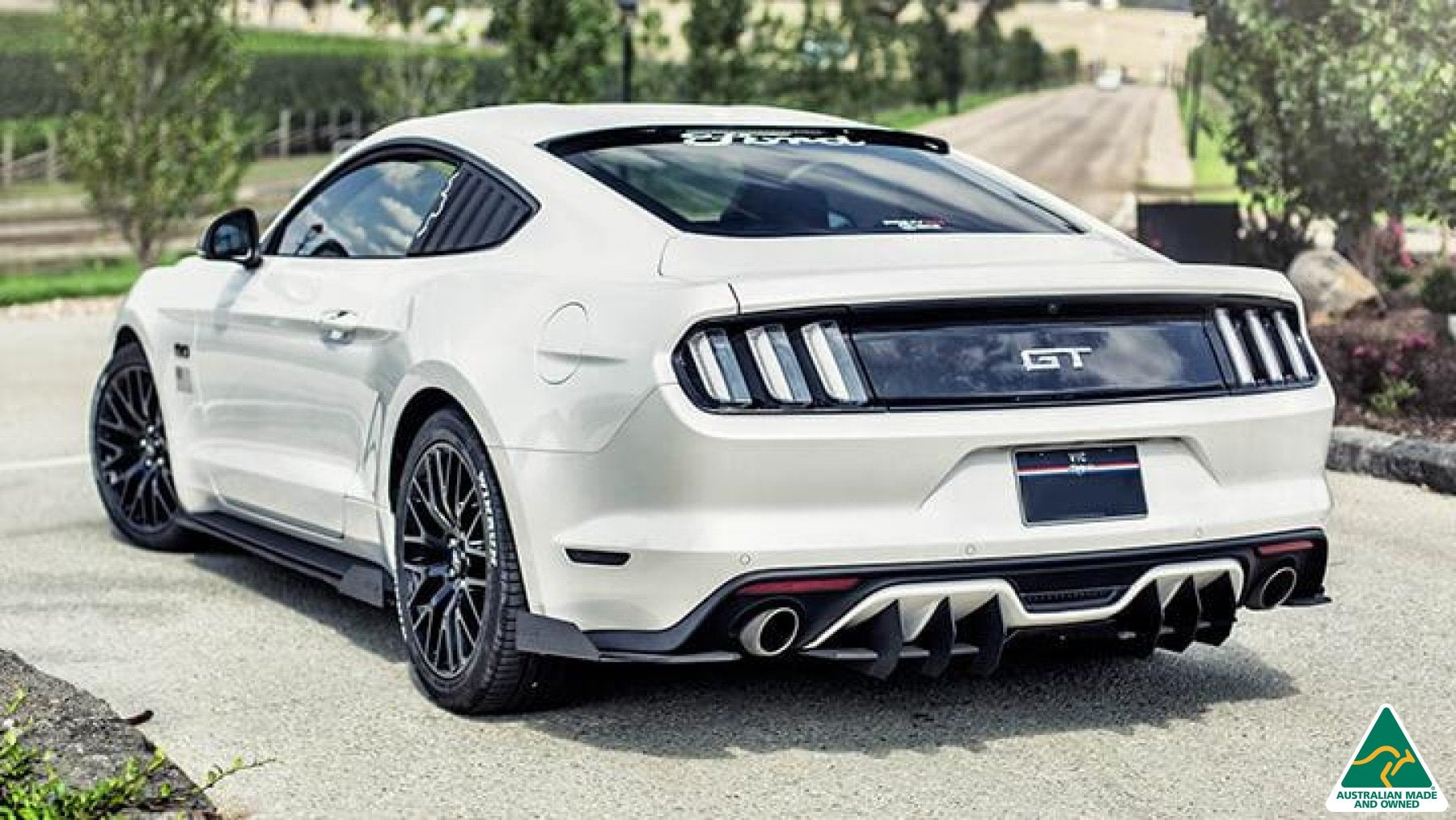 GT Mustang S550 FM Flow-Lock Rear Diffuser - MODE Auto Concepts