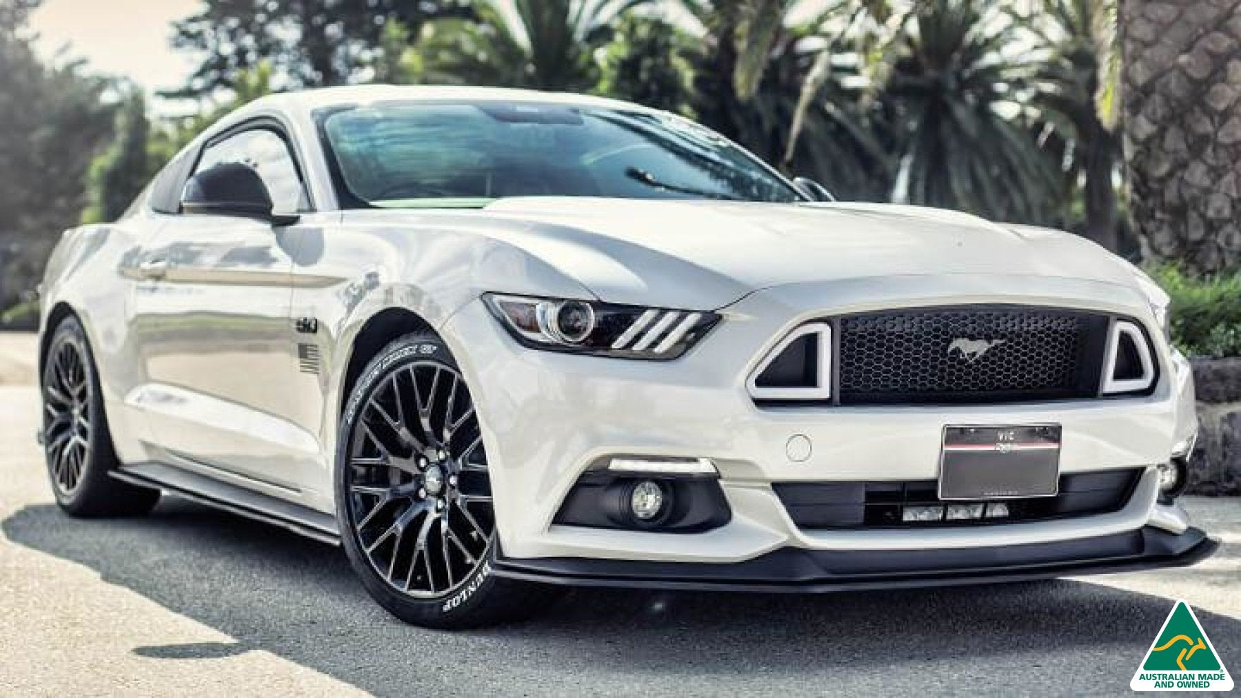 GT Mustang S550 FM Front Lip Splitter - MODE Auto Concepts