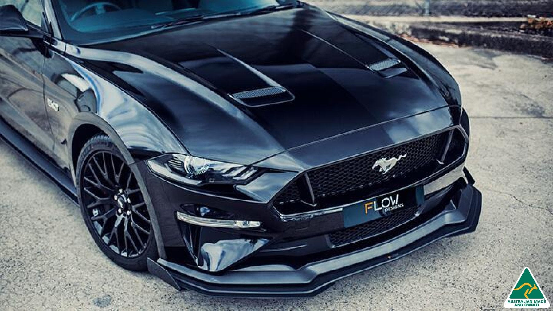 GT Mustang S550 FN Front Lip Splitter - MODE Auto Concepts