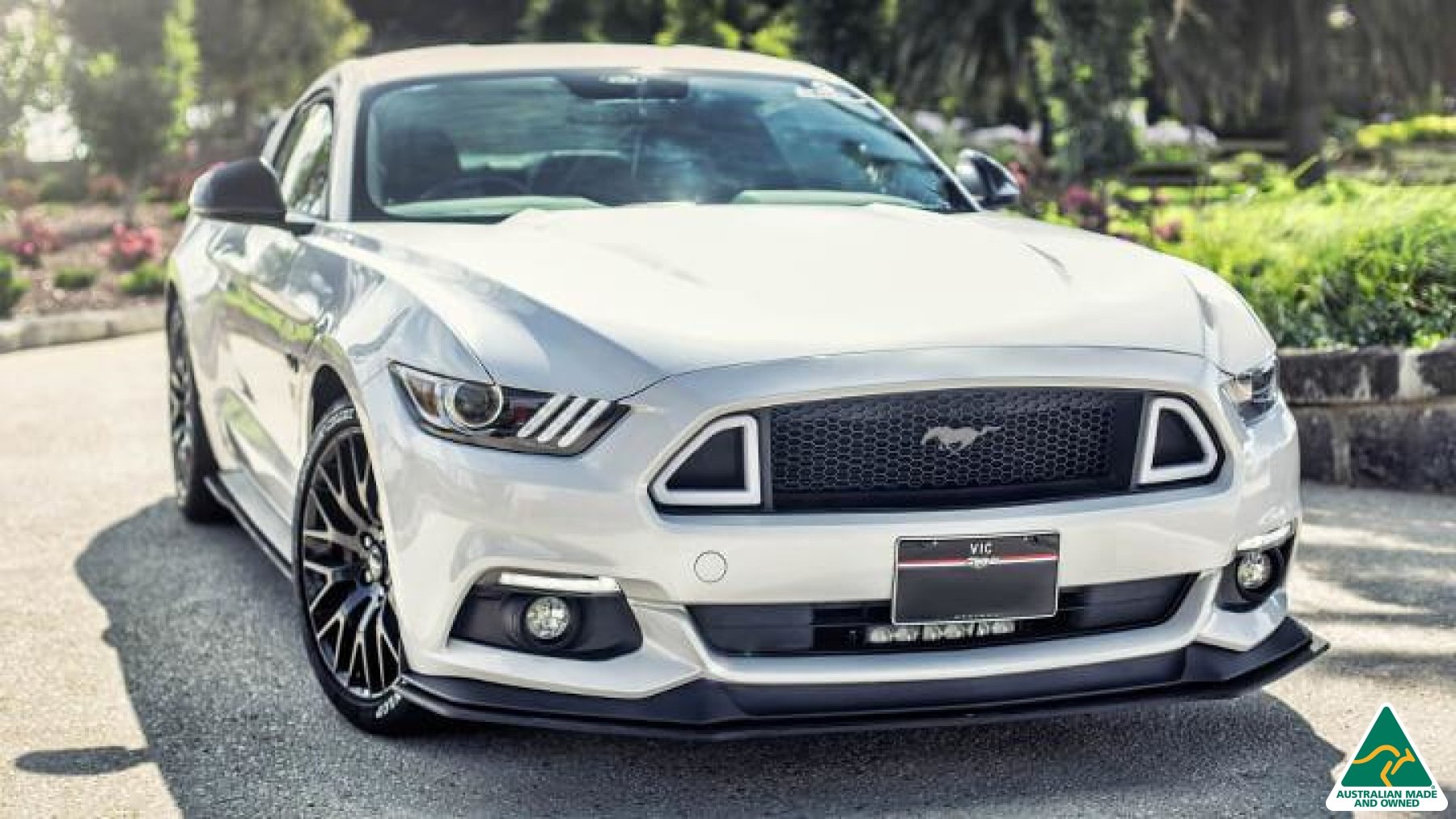 GT Mustang S550 FM Front Lip Splitter - MODE Auto Concepts