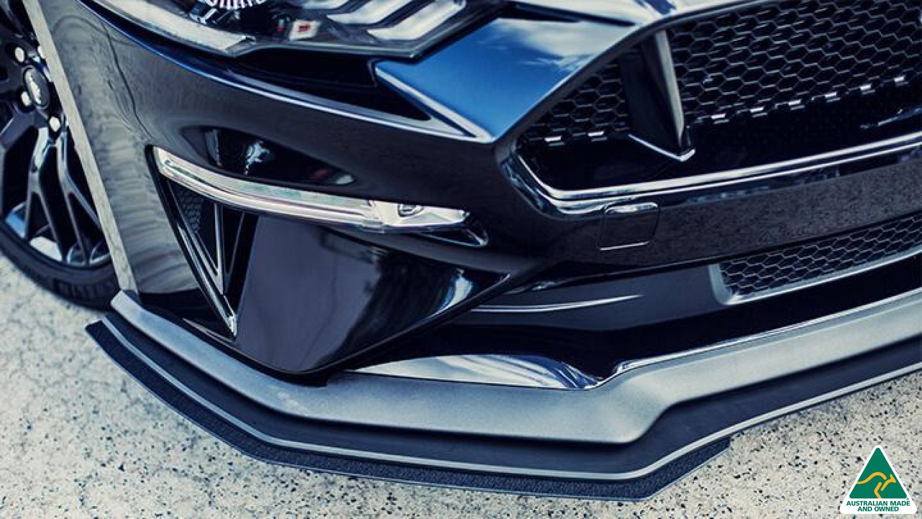 GT Mustang S550 FN Front Lip Splitter Extensions (Pair) - MODE Auto Concepts