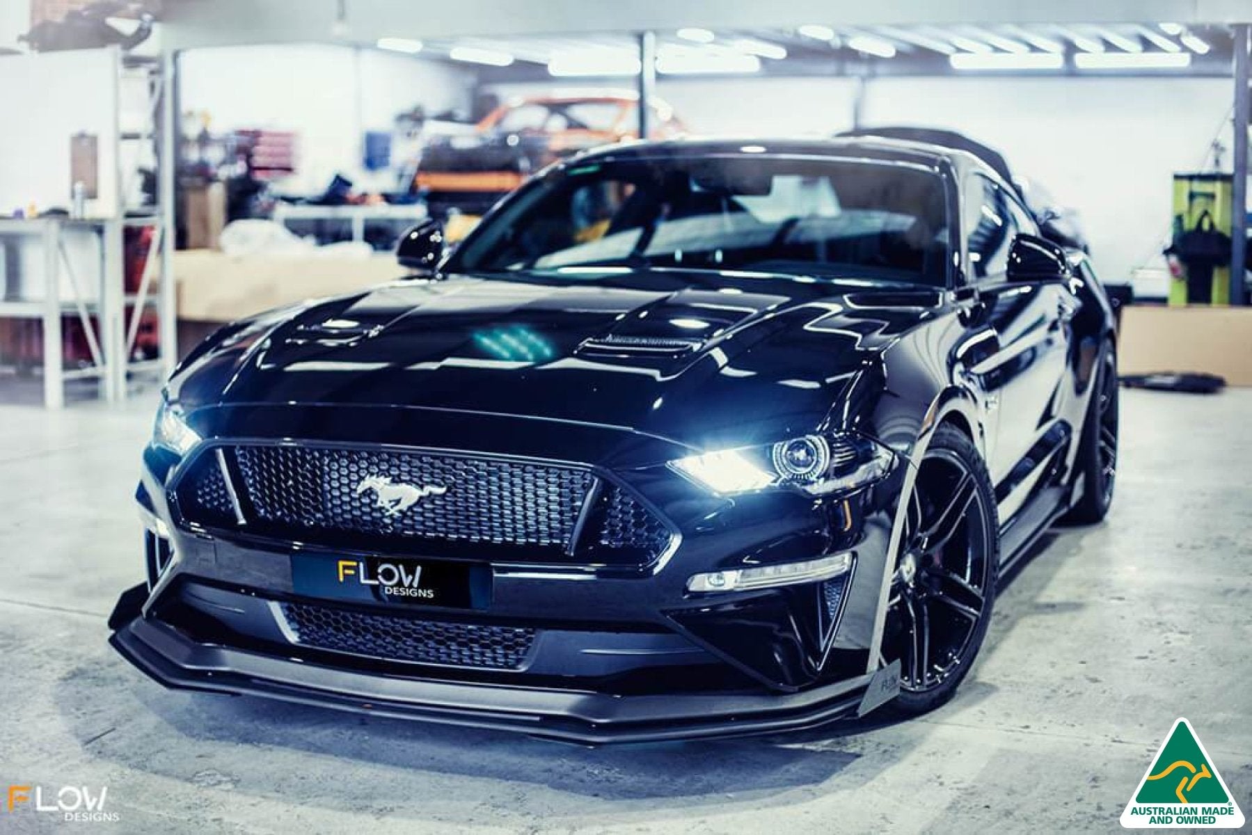 GT Mustang S550 FN Front Splitter Winglets (Pair) - MODE Auto Concepts