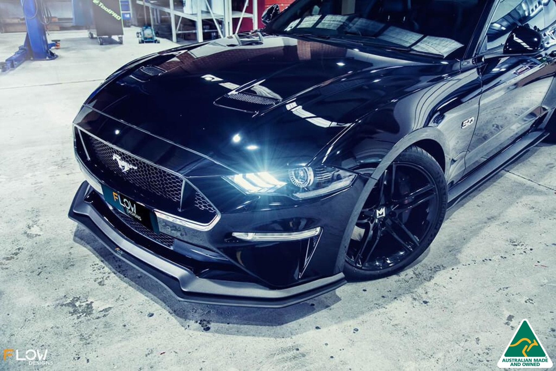 GT Mustang S550 FN Front Lip Splitter - MODE Auto Concepts