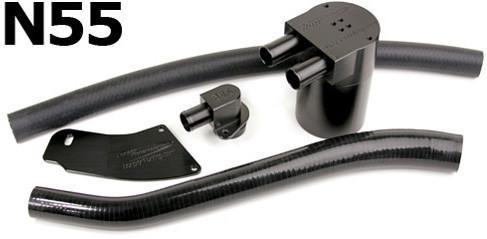 Burger Motorsports Turbo Double Baffle Oil Catch Can for E Chassis N55 BMW - MODE Auto Concepts