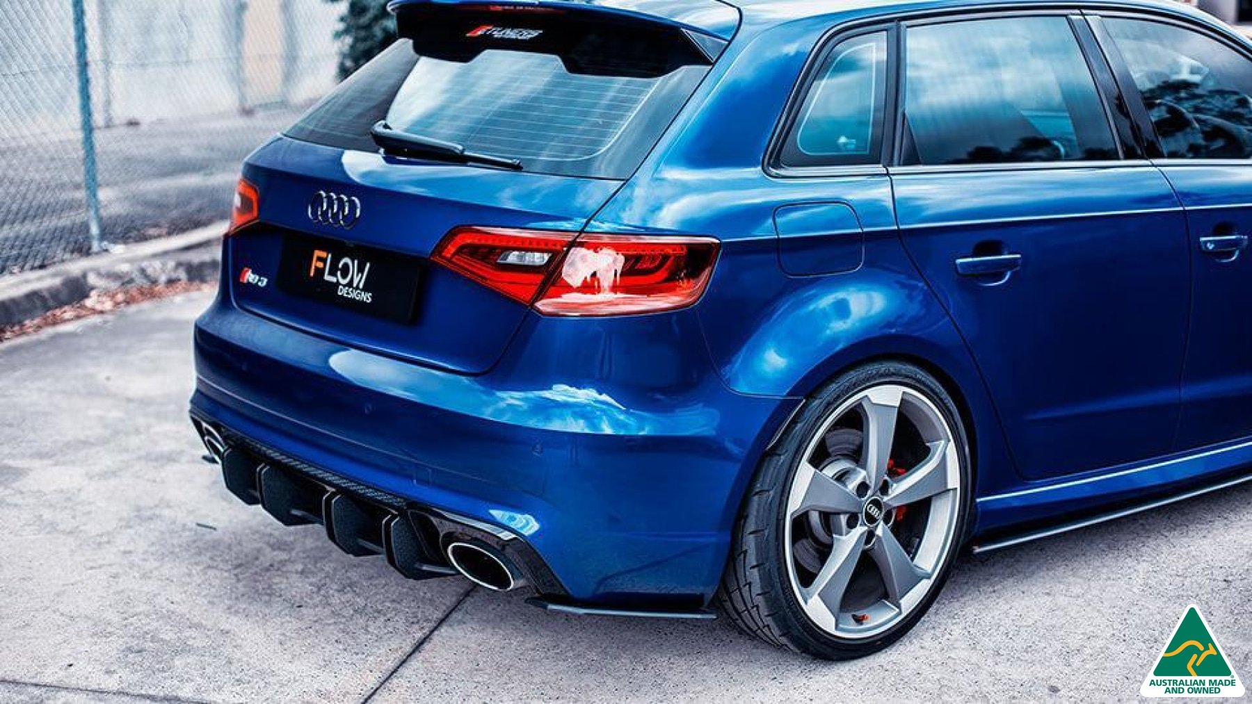 RS3 8V Sportback (PFL) Rear Pods/Spats V3 (Pair) - MODE Auto Concepts