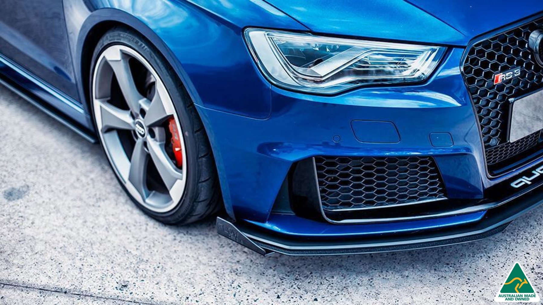 RS3 8V Sportback (PFL) Front Lip Splitter Winglets (Pair) - MODE Auto Concepts